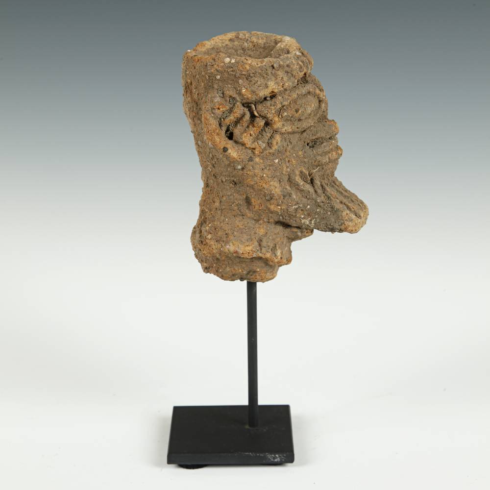 Koma Terra Cotta Funerary Figure, Based - Image 3