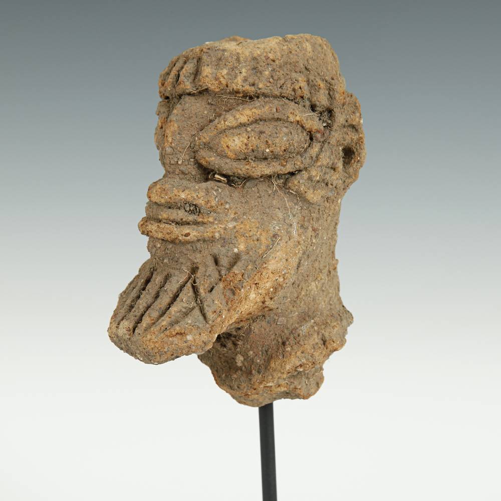 Koma Terra Cotta Funerary Figure, Based - Image 5