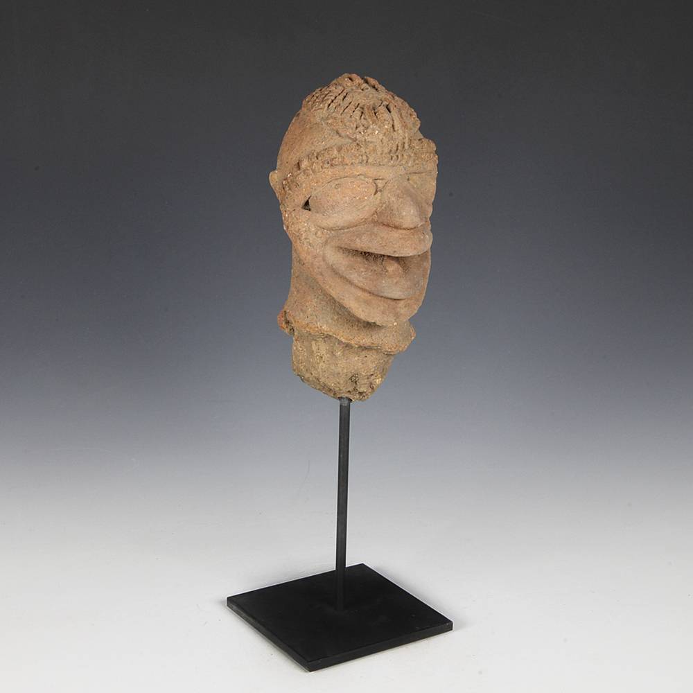 Koma Terra Cotta Funerary Figure, Based - Image 2