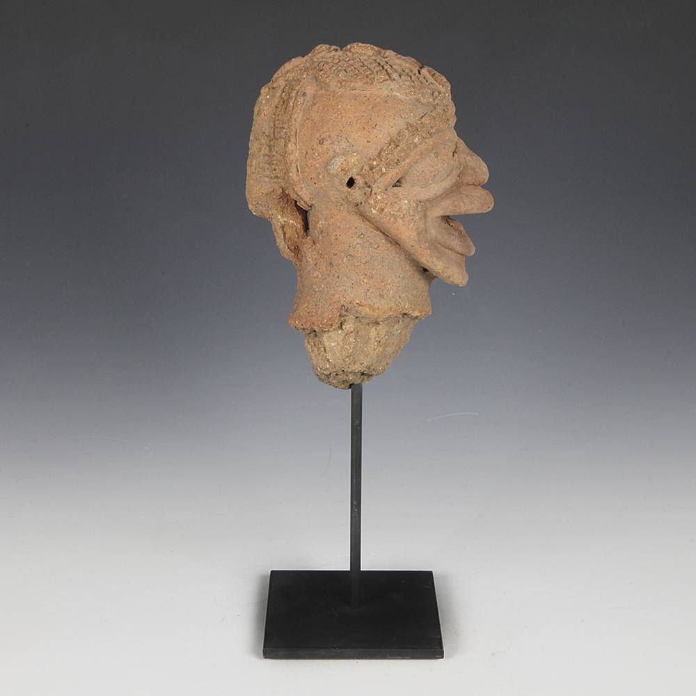 Koma Terra Cotta Funerary Figure, Based - Image 3