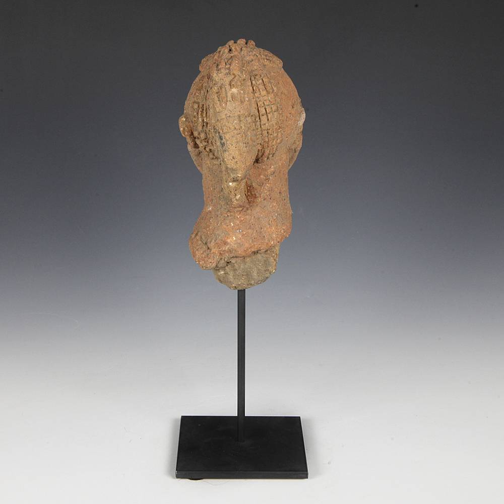 Koma Terra Cotta Funerary Figure, Based - Image 4