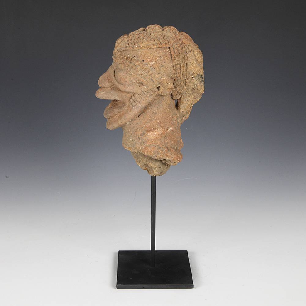 Koma Terra Cotta Funerary Figure, Based - Image 5