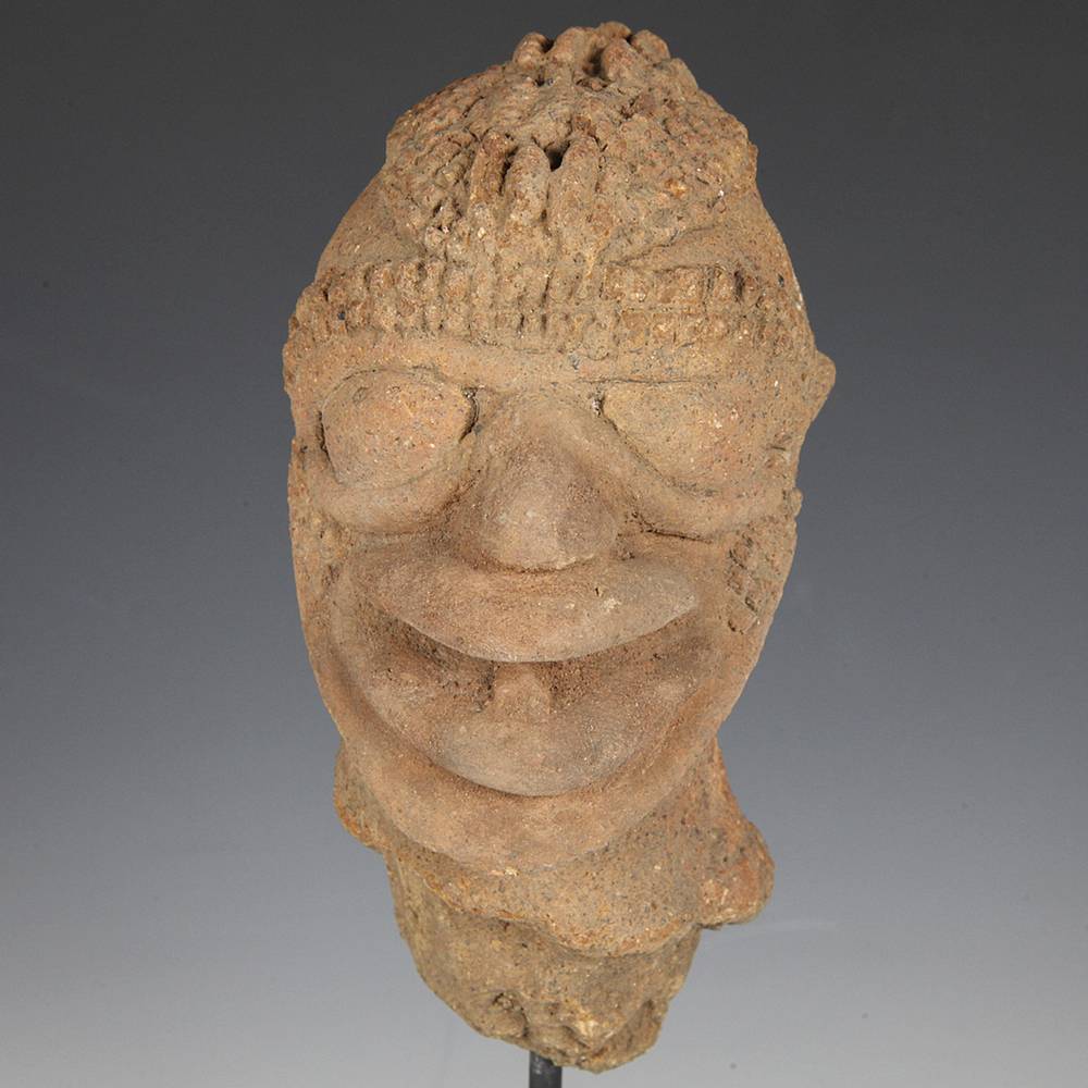 Koma Terra Cotta Funerary Figure, Based - Image 6