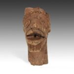Bura Figurative Vessel Top, Based, Bura People, Niger