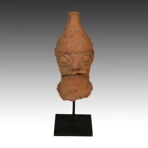 Koma Terra Cotta Funerary Figure, Based