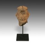 Bura Figurative Vessel Top, Based, Bura People, Niger