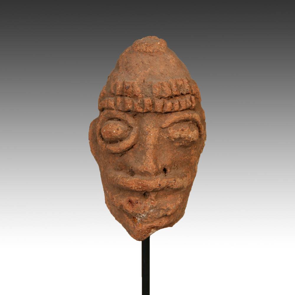 Koma Terra Cotta Funerary Figure, Based - Image 5