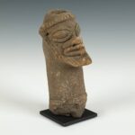 Koma Two Headed Funerary Figure, Koma People, Ghana