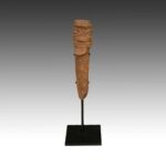 Koma Terra Cotta Funerary Figure, Based, Koma People, Ghana