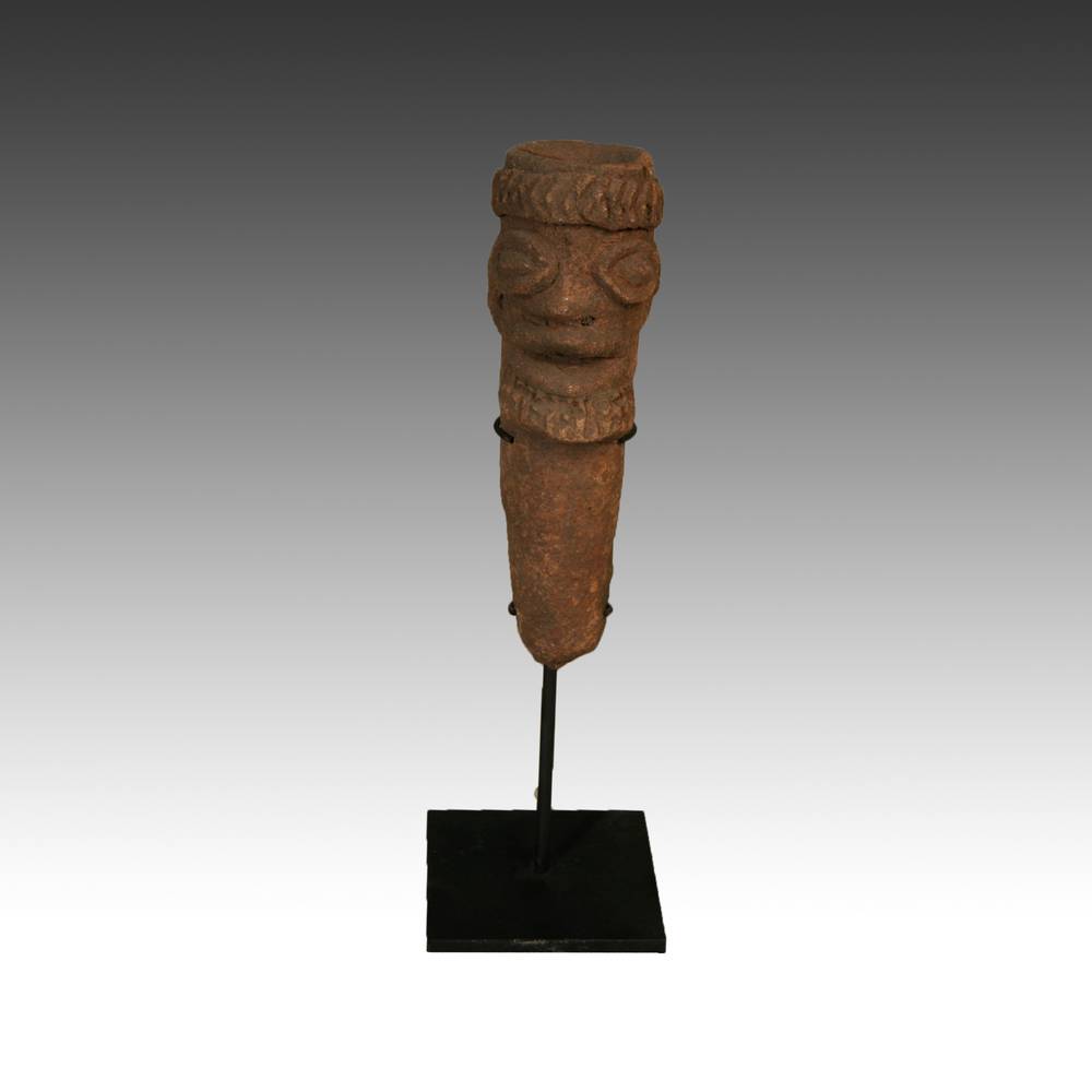 Koma Terra Cotta Funerary Figure, Based