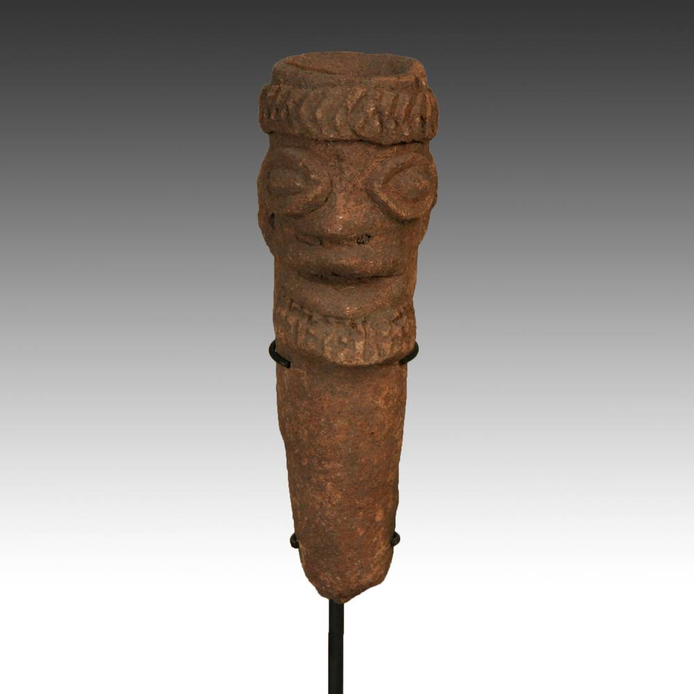 Koma Terra Cotta Funerary Figure, Based - Image 5