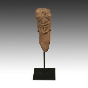 Koma Terra Cotta Funerary Figure, Based