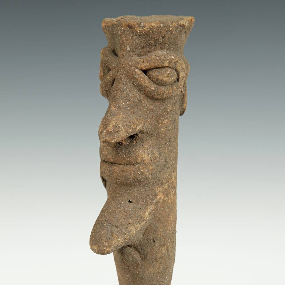 Koma Terra Cotta Funerary Figure, Based - Image 5