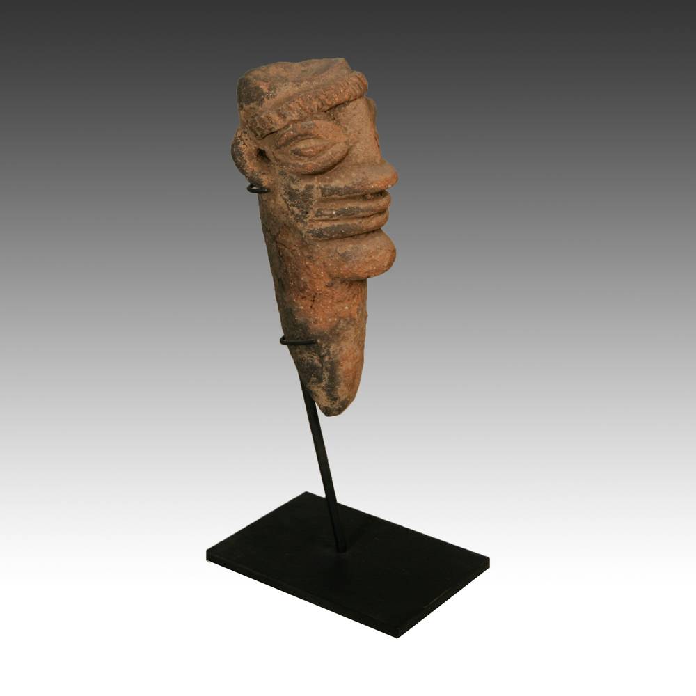 Koma Terra Cotta Funerary Figure, Based - Image 2