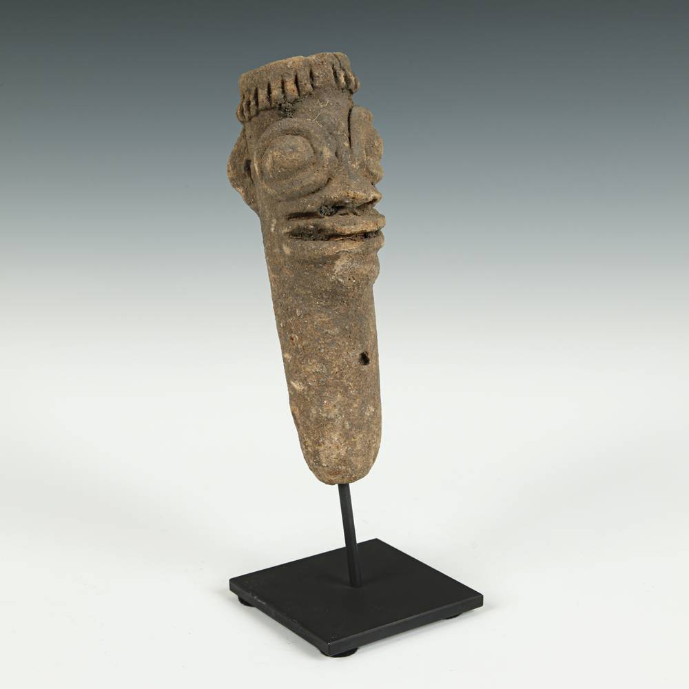 Koma Terra Cotta Funerary Figure, Based