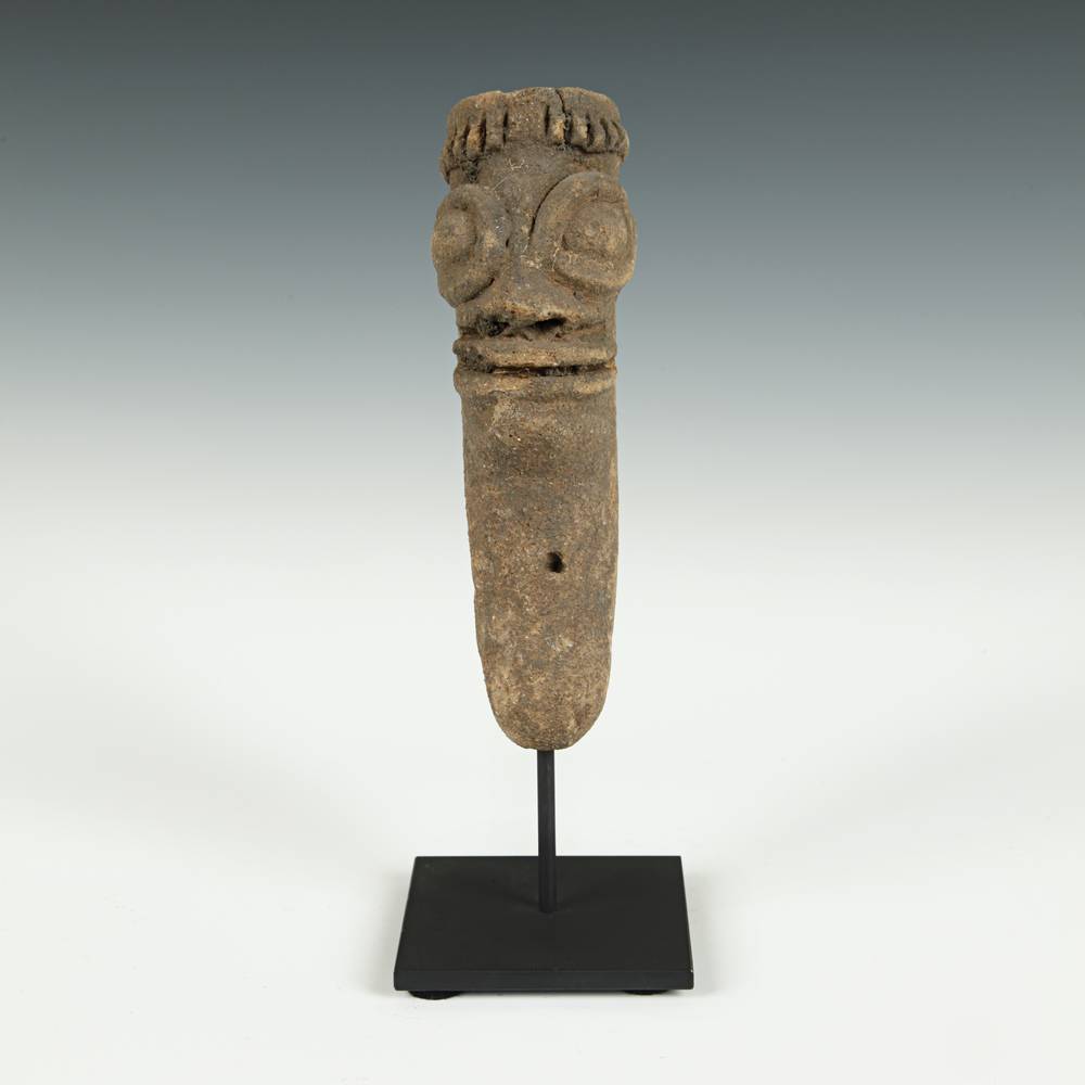 Koma Terra Cotta Funerary Figure, Based - Image 2