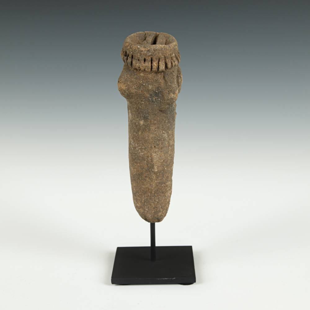 Koma Terra Cotta Funerary Figure, Based - Image 4