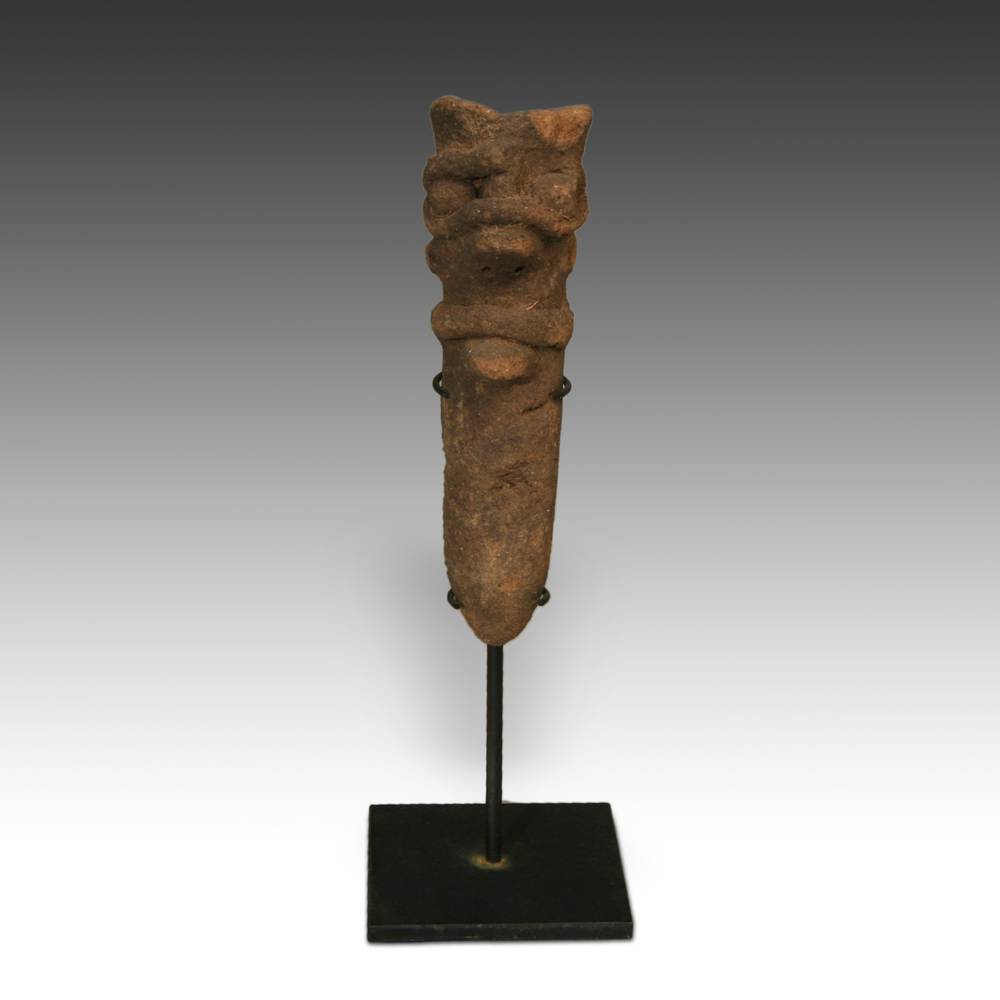 Koma Terra Cotta Funerary Figure, Based