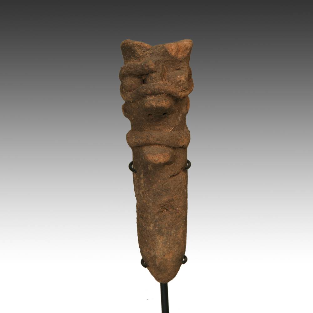 Koma Terra Cotta Funerary Figure, Based - Image 5