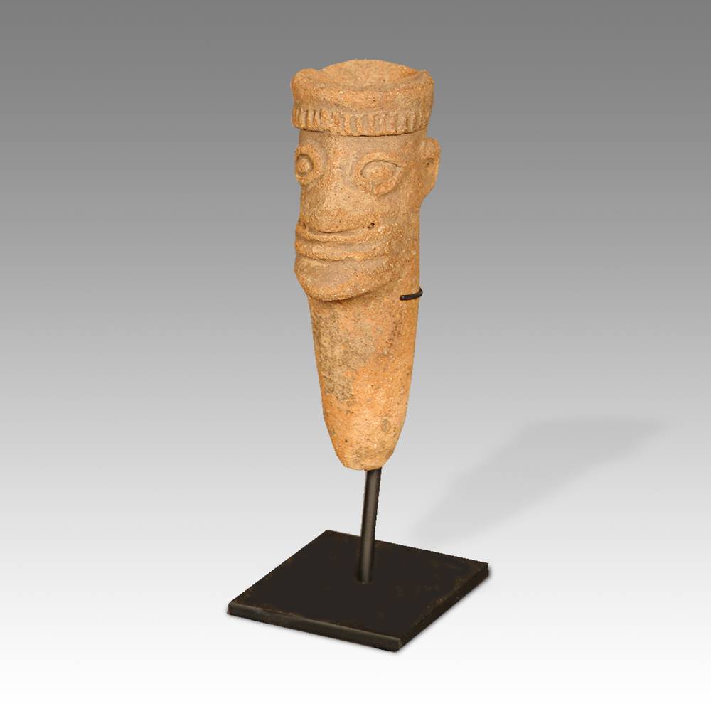 Koma Terra Cotta Funerary Figure, Based