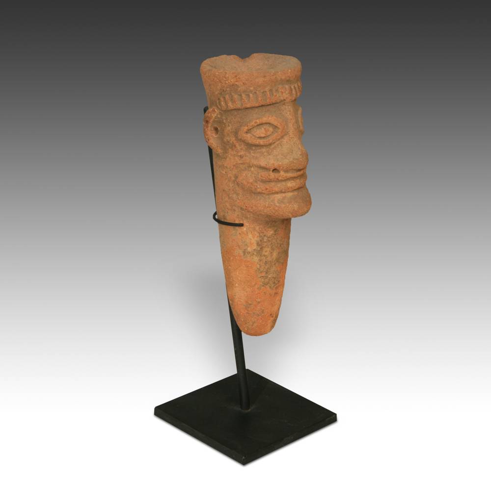 Koma Terra Cotta Funerary Figure, Based - Image 2