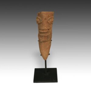 Koma Ceramic Funerary Figure, Based