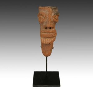 Koma Ceramic Funerary Figure, Based