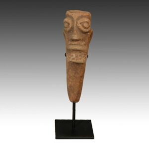 Koma Ceramic Funerary Figure, Based