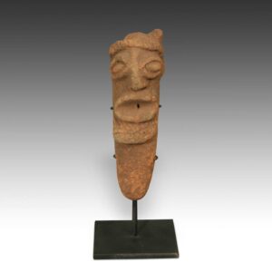 Koma Ceramic Funerary Figure, Based