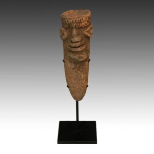 Koma Ceramic Funerary Figure, Based