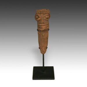 Koma Ceramic Funerary Figure, Based