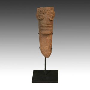 Koma Ceramic Funerary Figure, Based