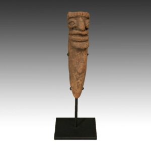 Koma Ceramic Funerary Figure, Based