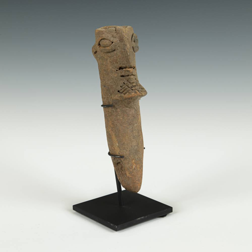 Koma Terra Cotta Funerary Figure, Based