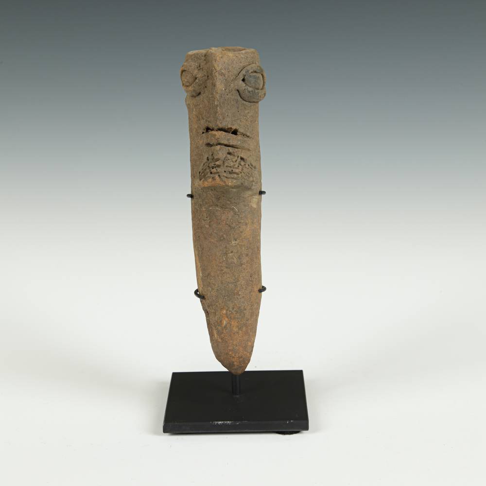 Koma Terra Cotta Funerary Figure, Based - Image 2