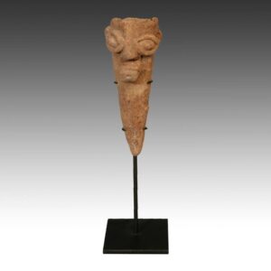 Koma Ceramic Funerary Figure, Based