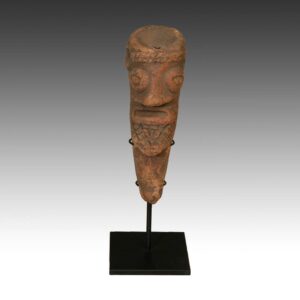 Koma Ceramic Funerary Figure, Based