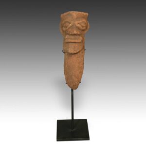 Koma Ceramic Funerary Figure, Based