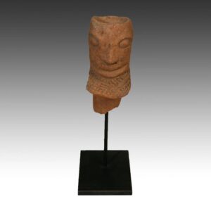 Koma Ceramic Funerary Figure, Based