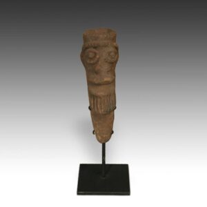 Koma Ceramic Funerary Figure, Based