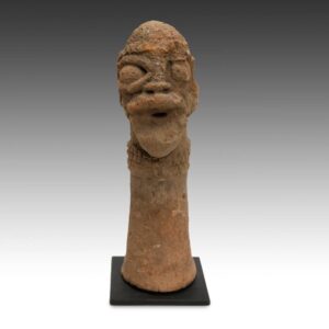 Koma Ceramic Funerary Figure, Based