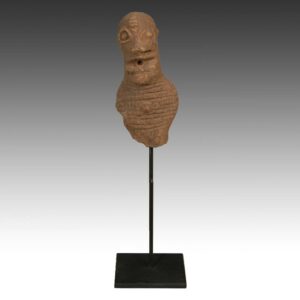 Koma Ceramic Funerary Figure, Based
