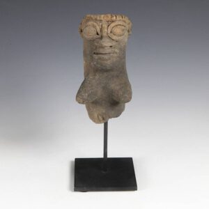 Koma Ceramic Funerary Figure, Based