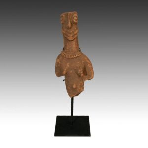 Koma Ceramic Funerary Figure, Based