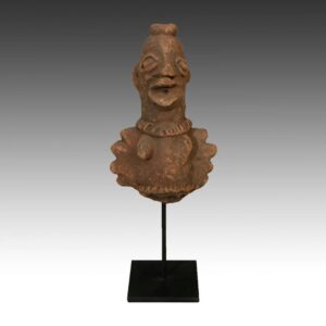 Koma Ceramic Funerary Figure, Based