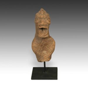 Koma Ceramic Funerary Figure, Based