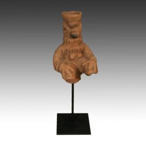 Koma Ceramic Funerary Figure, Based