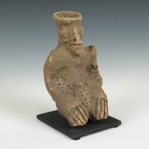 Koma Ceramic Funerary Figure, Based
