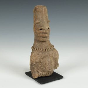 Koma Ceramic Funerary Figure, Based