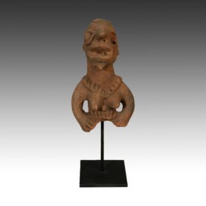 Koma Ceramic Funerary Figure, Based